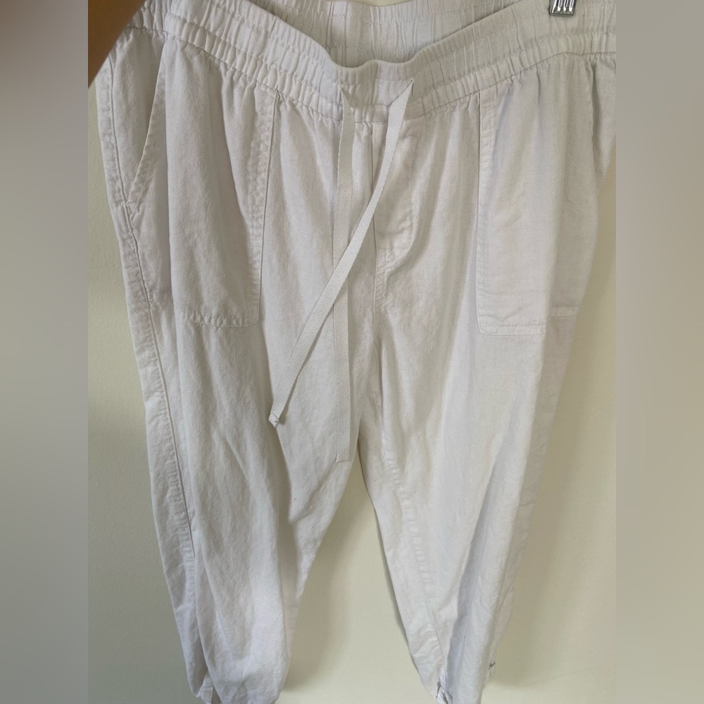 White Cotton Old Navy Pants